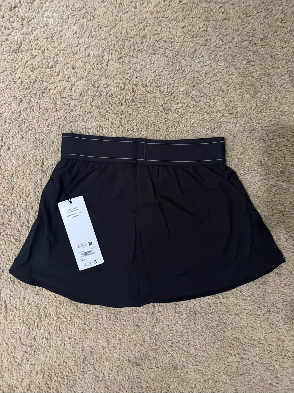 Alo Match Point Tennis Skirt 'Black’ - Picture 2 of 4